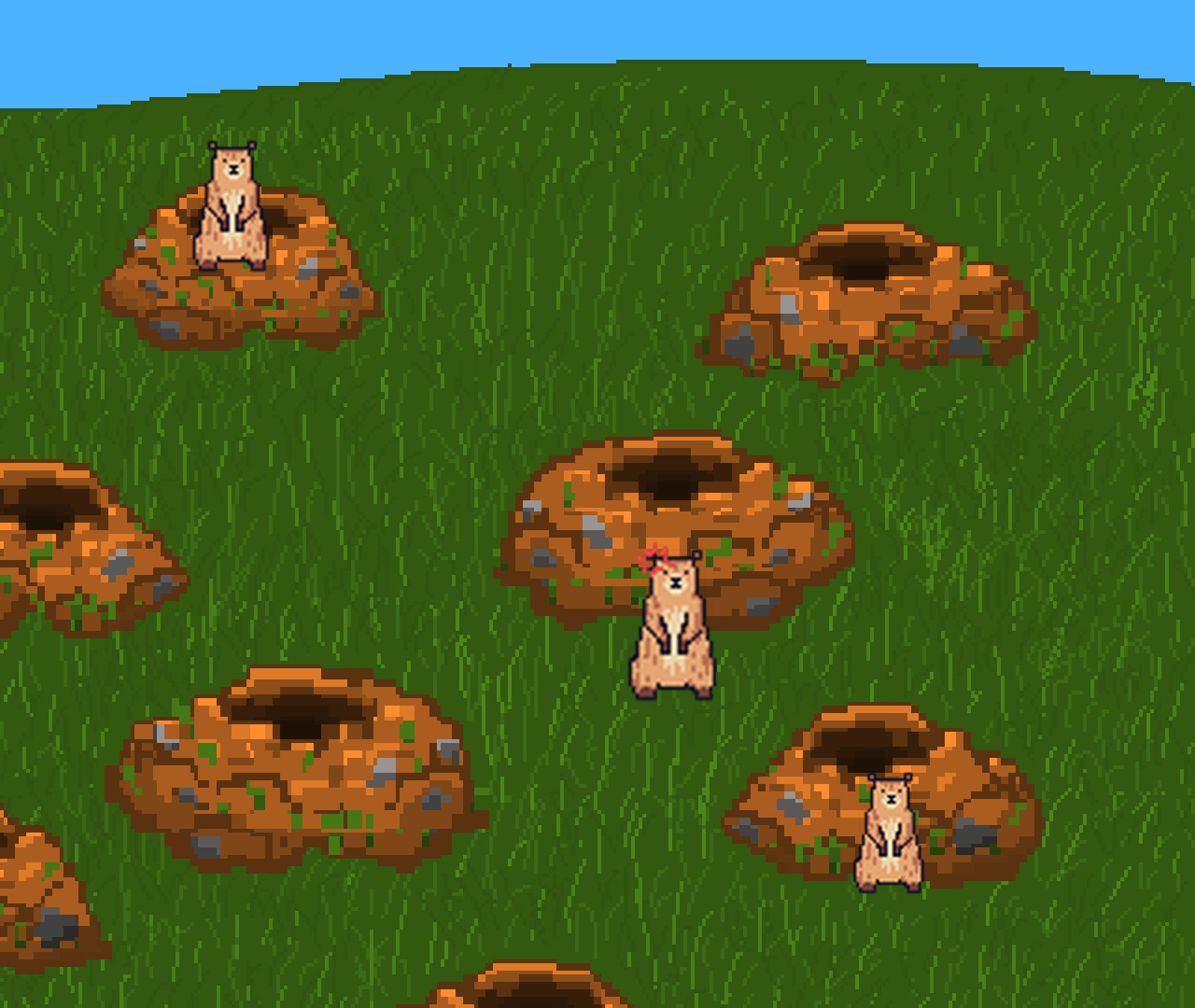 Wackah Mole whack-a-mole game preview